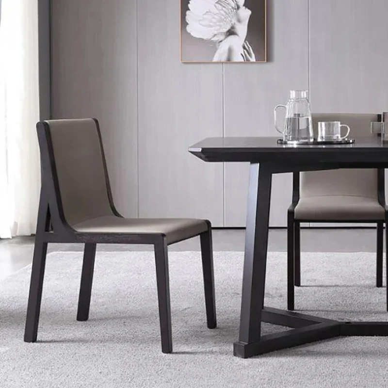 Solid Wooden Home Furniture Modern Restaurant Set Contemporary Bar Chair for Dining Room - Image 2