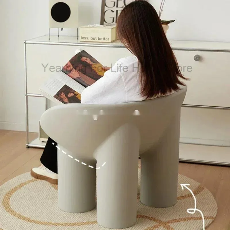 Roly Poly Chair Modern Sofa Nordic Living Room Chairs Lounge Salon Lazy Ergonomic Relax Designer Luxury Chaise Home Furniture - Image 3