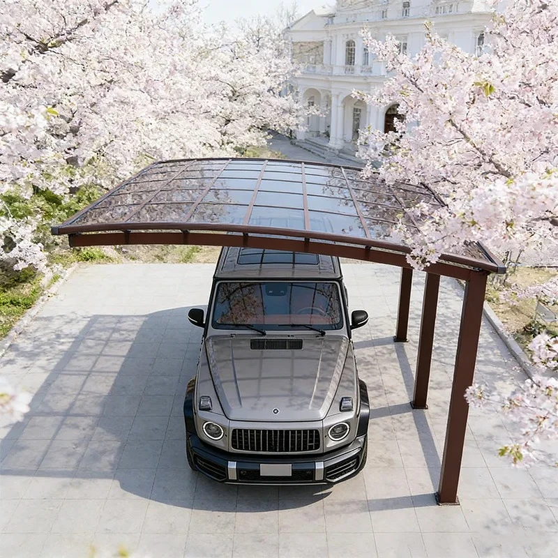 Waterproof Impact Resistant Car Carport For Country House Auto Garage Canopy For Car Ruggedized Premium Aluminum Alloy Outdoor - Image 4