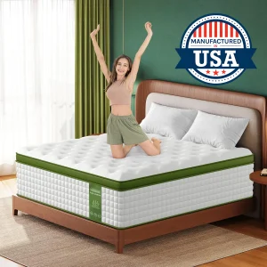 BedStory 12'' Full/King/Queen Size Mattress, Hybrid Mattress, Gel Memory Foam & Pocket Springs for Pressure Relief & Support