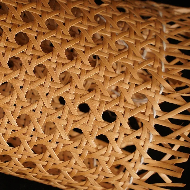 40-55cm Width 0.6-2 Meters Length Plastic Rattan Cane Webbing Roll Wicker Sheet Outdoor Chair Table Furniture Repair Material - Image 3