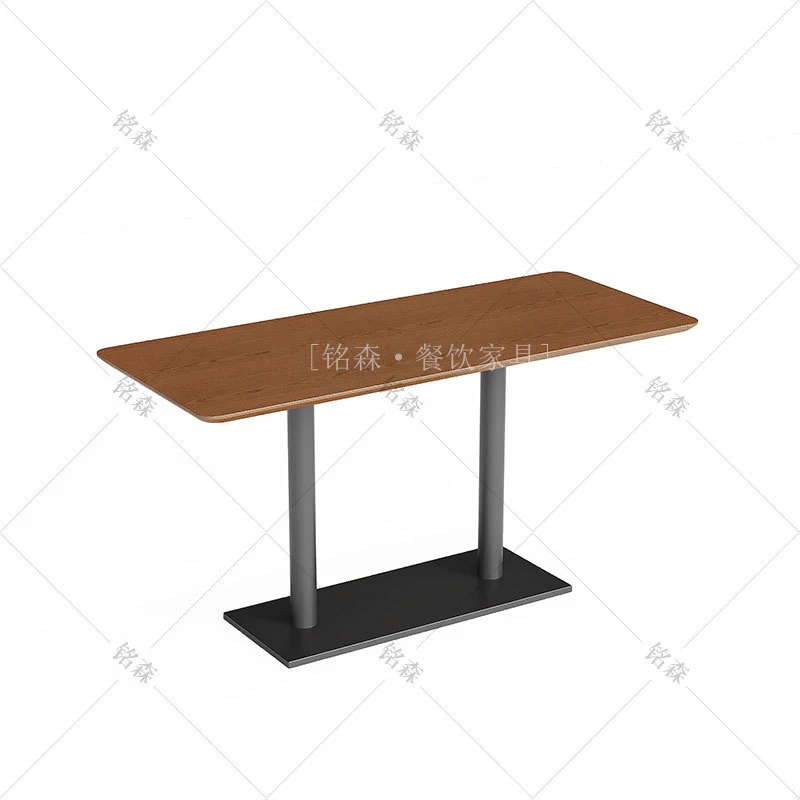 Trendy Restaurant Table Chair Set Bars, Bistros, Cafes, Solid Wood Tables And Chairs, Vintage Commercial Dining Tabl - Image 6
