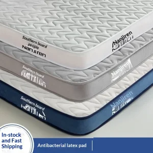 Thick Latex Mattress Topper 180cm Tatami Foldable Dorm Home Breathable Hypoallergenic Orthopedic Support All Sizes Furniture