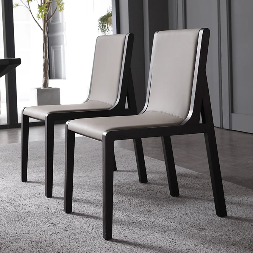 Solid Wooden Home Furniture Modern Restaurant Set Contemporary Bar Chair for Dining Room - Image 4