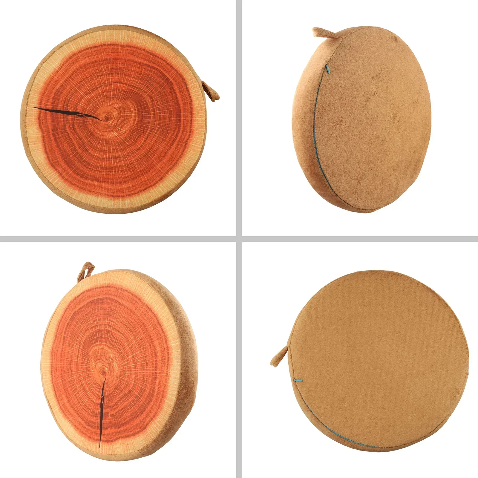 Cartoon Fruits Print Round Bar Chair Cushion Cover Anti-Slip Seat Cushion Slipcover Soft Stool Cushion Covers Slipcover - Image 4