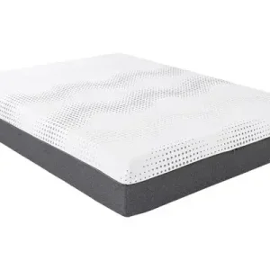 12' Full MattrGreen Tea Gel-Infused Memory Foam Hybrid Mattress, Plush Foam Pocket Coils, Mattrin a