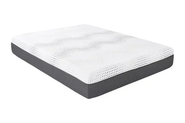12' Full MattrGreen Tea Gel-Infused Memory Foam Hybrid Mattress, Plush Foam Pocket Coils, Mattrin a