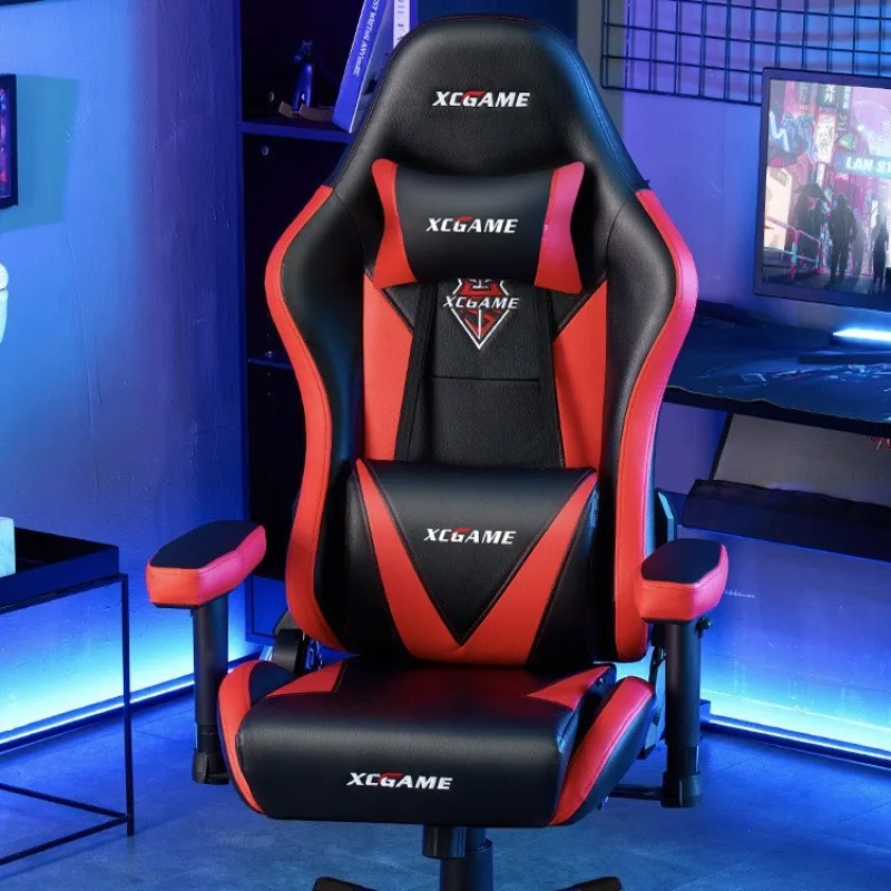Ergonomic Gaming Chair Office Computer Chair Recliner Adjustable Lumbar Headrest PU Leather Home Dorm Student Comfortable - Image 4