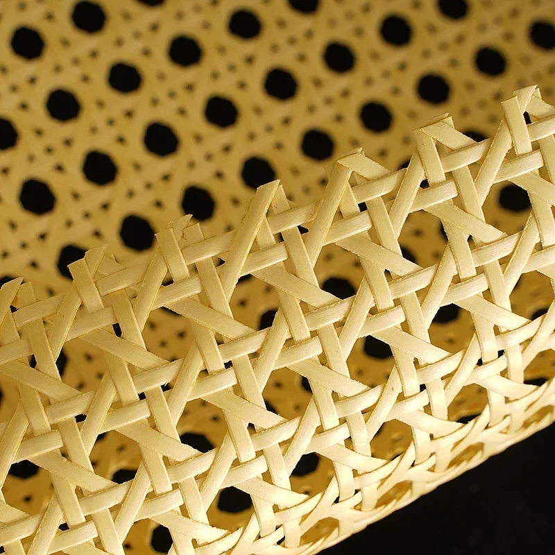 40-55cm Width 0.6-2 Meters Length Plastic Rattan Cane Webbing Roll Wicker Sheet Outdoor Chair Table Furniture Repair Material - Image 2