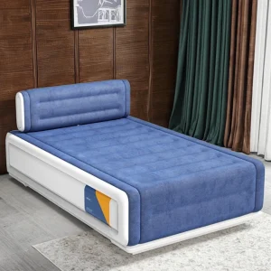 Modern Full-Size Inflatable Air Mattress Built-in Pump Convertible Blow-Up Airbed For Home Hospital Outdoor Park/Camping Use