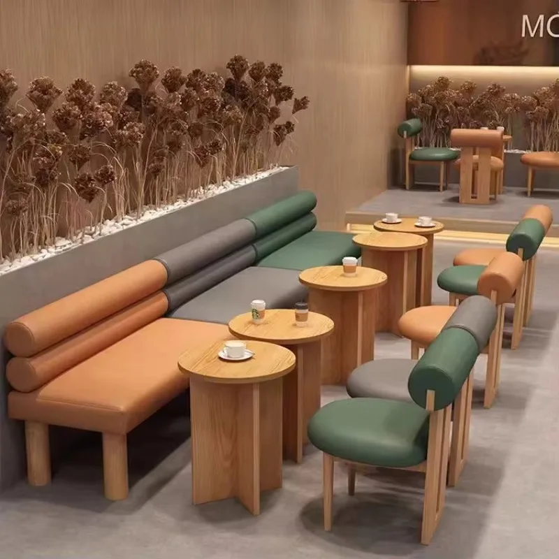 Modern Restaurant Furniture Wood Frame Dining Table and Chair Set for Cafe Bar Hotel Restaurant - Image 6