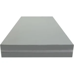 Water Resistant Bariatric Incontinence Mattress Cover - Twin Size, Grey