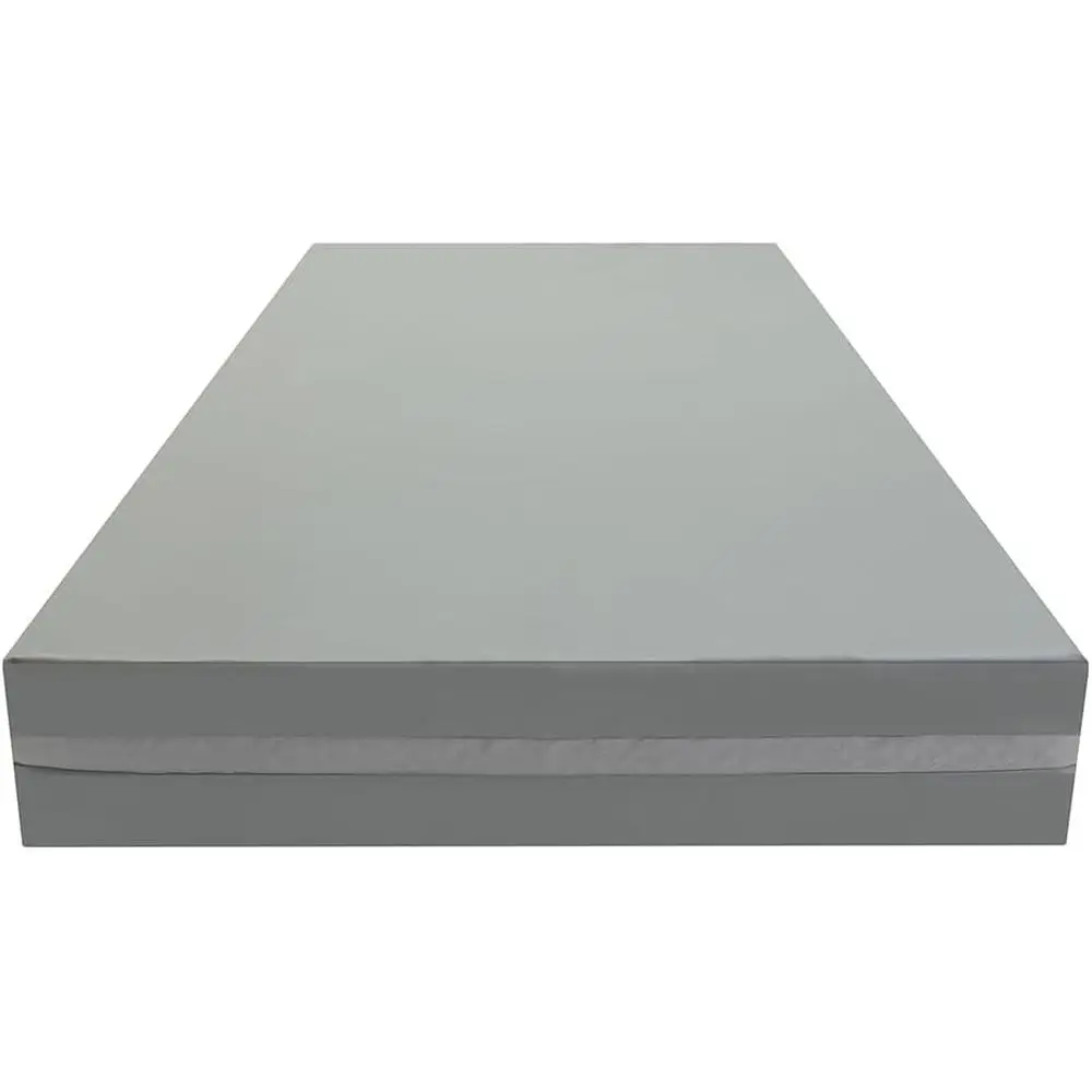 Water Resistant Bariatric Incontinence Mattress Cover - Twin Size, Grey