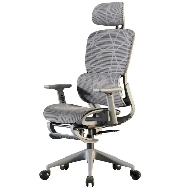 Ergonomic Office Chair Adjustable Relax Gaming Chair Computer Study Long Sitting Wheels Furgle Fauteuil Rose Office Furniture - Image 5