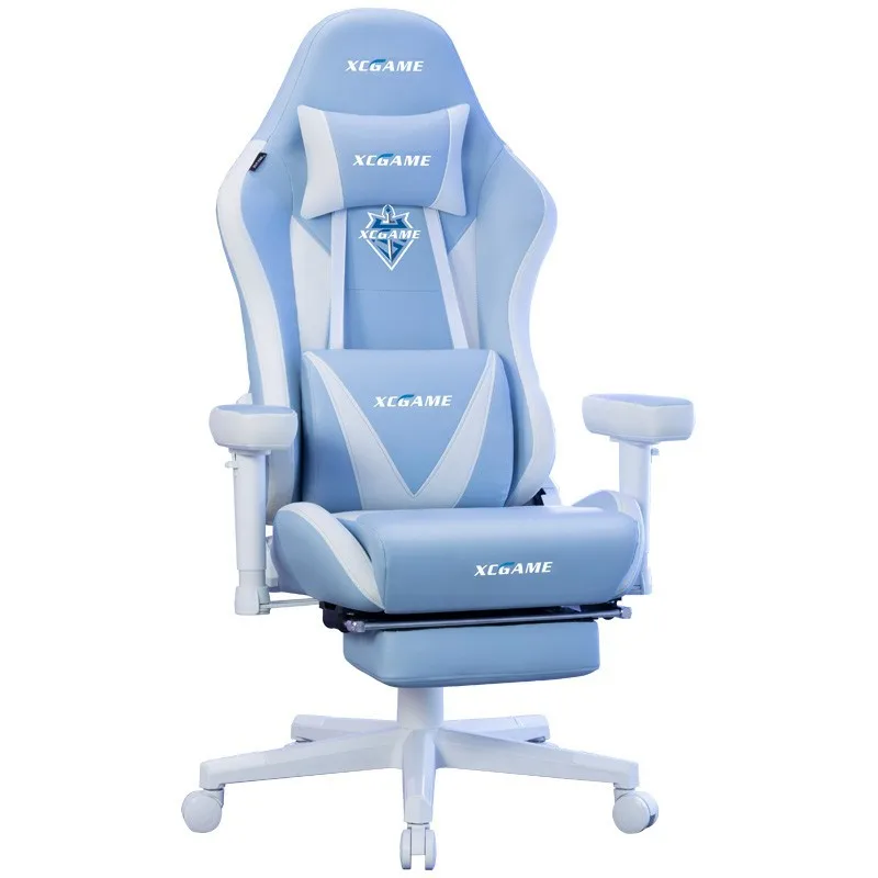 Ergonomic Gaming Chair Office Computer Chair Recliner Adjustable Lumbar Headrest PU Leather Home Dorm Student Comfortable - Image 6