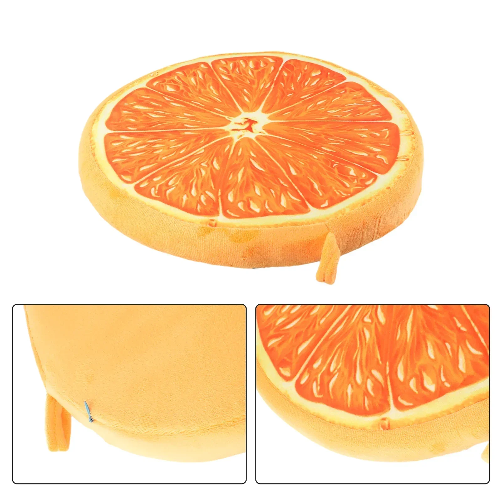 Cartoon Fruits Print Round Bar Chair Cushion Cover Anti-Slip Seat Cushion Slipcover Soft Stool Cushion Covers Slipcover - Image 3