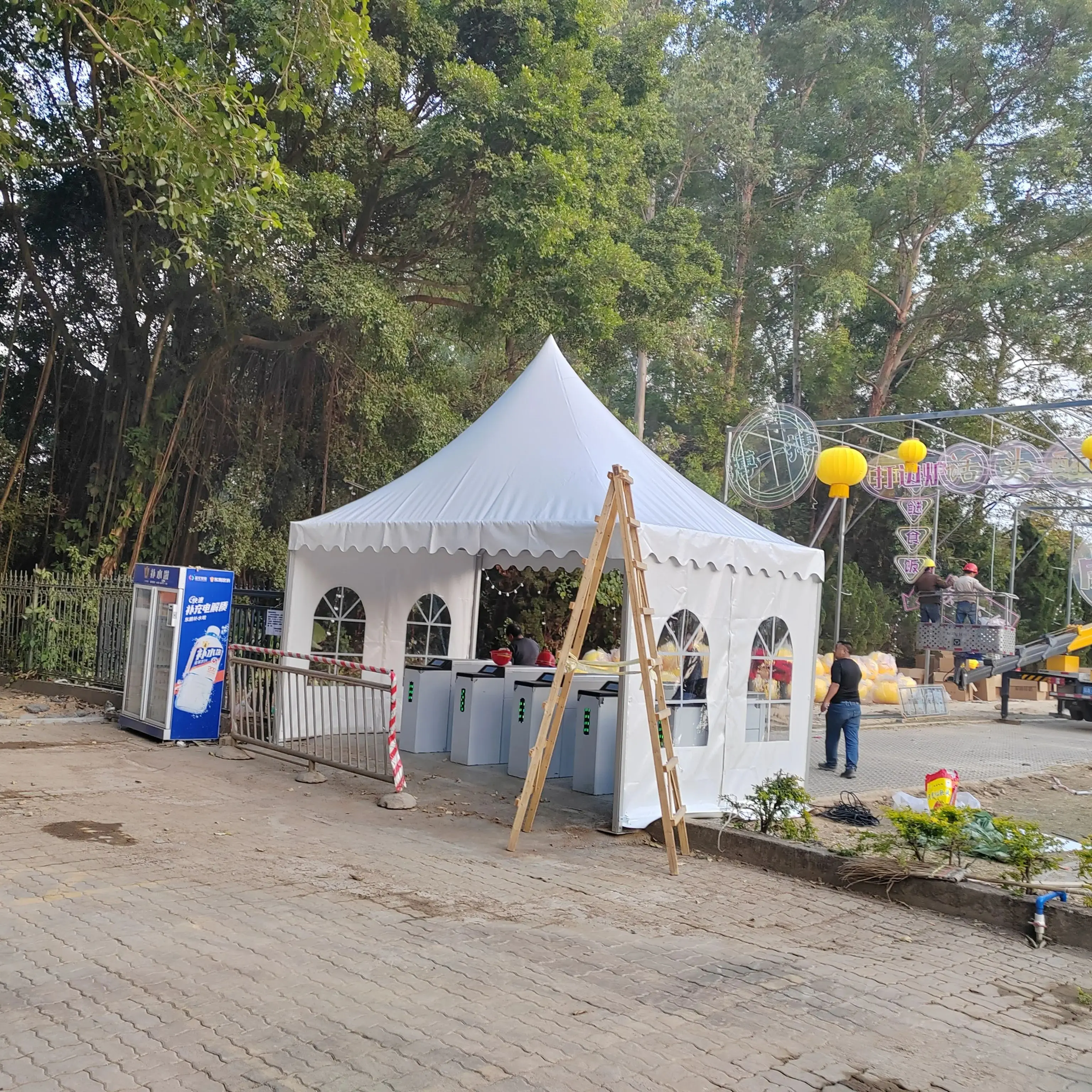 Outdoor Wedding Party Event Canopy Marquetory Direct Sale Aluminum Frame Waterproof Pagoda Tent - Image 4