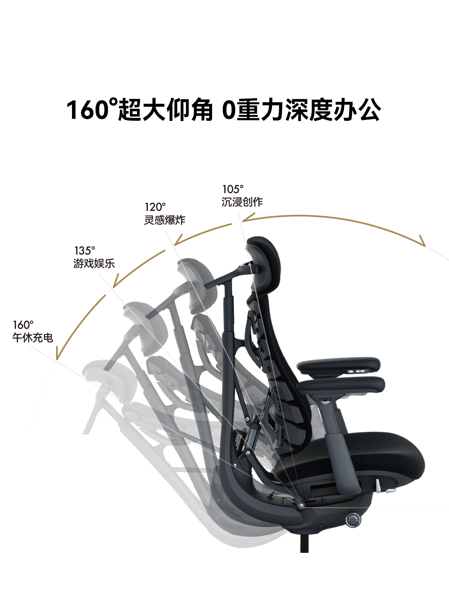 Ergonomic Chair Computer Relaxation Dynamic Ergonomic Chair - Image 4