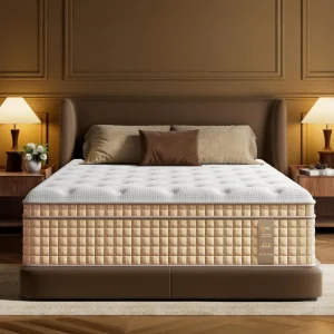 BedStory Firm Full Mattress 12 Inch, Hotel Collection Hybrid Mattress with Extra Back & Hip Support, Deep Sleep Comfort,